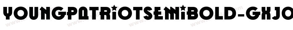 YoungPatriotSemiBold-gxj0p字体转换