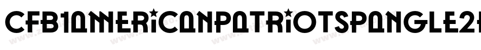 Cfb1AmericanPatriotSpangle2Bold-mPg5字体转换