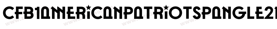 Cfb1AmericanPatriotSpangle2Normal-J8J7字体转换