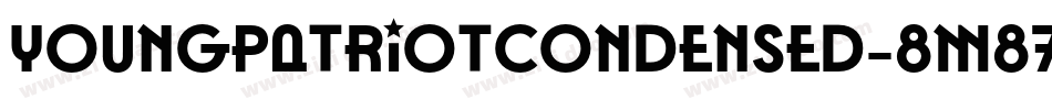 YoungPatriotCondensed-8M87J字体转换
