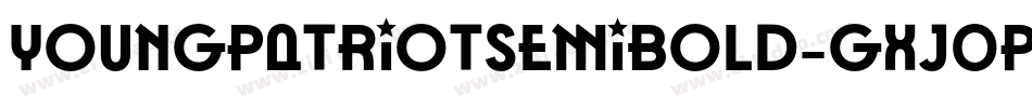 YoungPatriotSemiBold-gxj0p字体转换