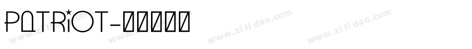 Patriot字体转换