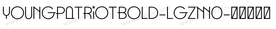 YoungPatriotBold-lgZM0字体转换