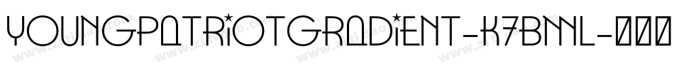 YoungPatriotGradient-K7BMl字体转换