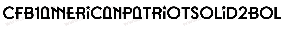Cfb1AmericanPatriotSolid2Bold-xKL0字体转换