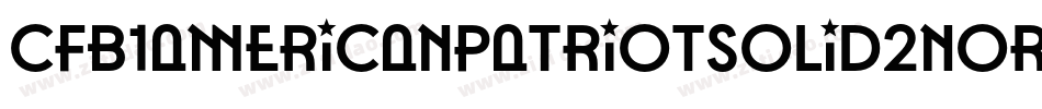 Cfb1AmericanPatriotSolid2Normal-wB86字体转换