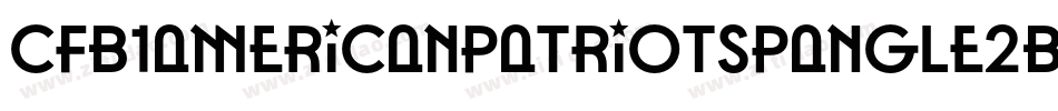 Cfb1AmericanPatriotSpangle2Bold-mPg5字体转换