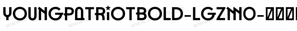 YoungPatriotBold-lgZM0字体转换