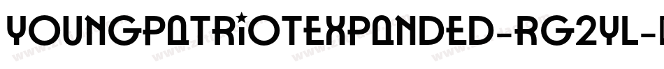 YoungPatriotExpanded-rg2yL字体转换