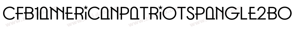 Cfb1AmericanPatriotSpangle2Bold-mPg5字体转换