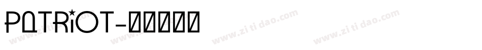 Patriot字体转换