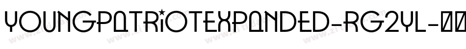 YoungPatriotExpanded-rg2yL字体转换