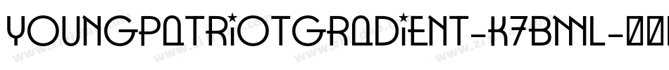 YoungPatriotGradient-K7BMl字体转换