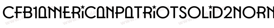 Cfb1AmericanPatriotSolid2Normal-D6Lm字体转换