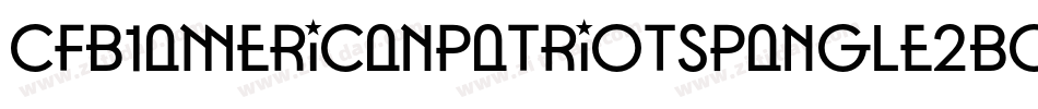 Cfb1AmericanPatriotSpangle2Bold-mPg5字体转换