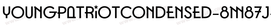 YoungPatriotCondensed-8M87J字体转换