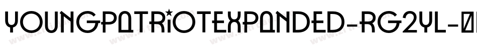 YoungPatriotExpanded-rg2yL字体转换