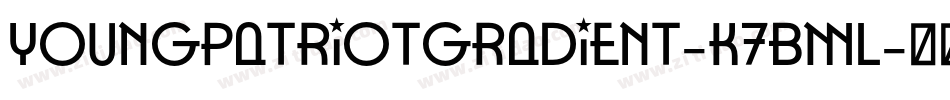 YoungPatriotGradient-K7BMl字体转换