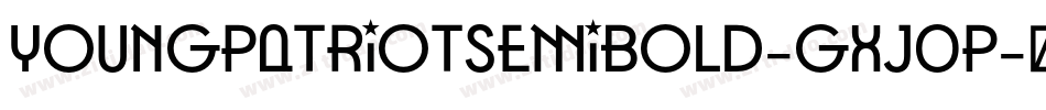 YoungPatriotSemiBold-gxj0p字体转换