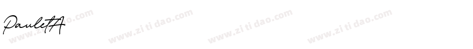 PauletA字体转换