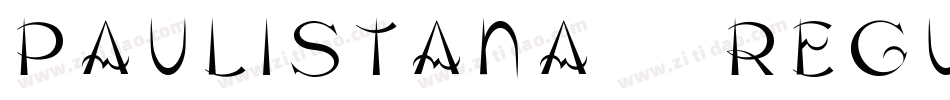 Paulistana1922Regular-5RJV字体转换
