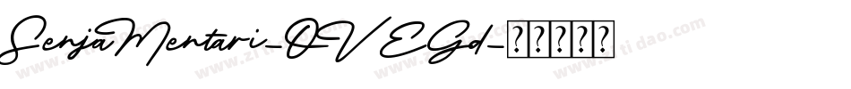 SenjaMentari-OVEGd字体转换
