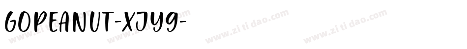 GoPeanut-XjY9字体转换