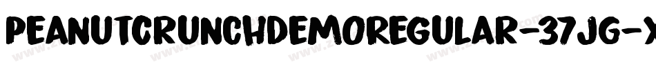 PeanutCrunchDemoRegular-37JG字体转换