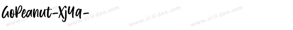 GoPeanut-XjY9字体转换