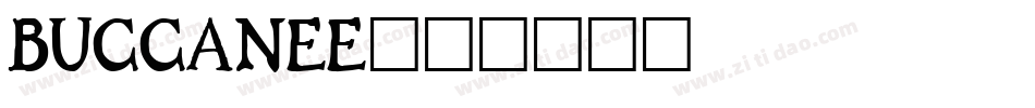 BUCCANEE字体转换