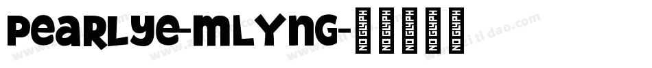Pearlye-mLYnG字体转换