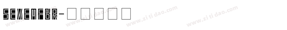 SEVEMFBR字体转换