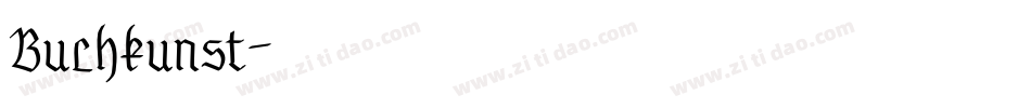 Buchkunst字体转换