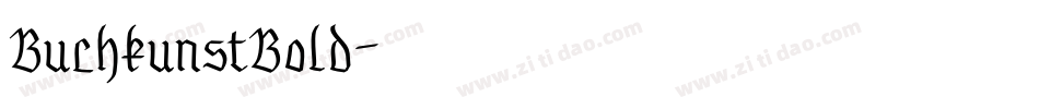 BuchkunstBold字体转换