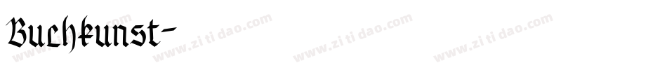 Buchkunst字体转换