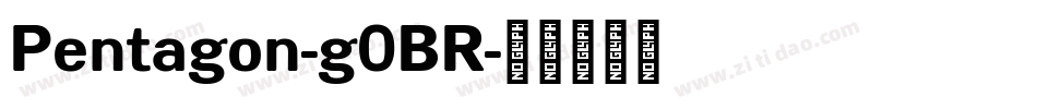 Pentagon-g0BR字体转换