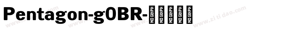 Pentagon-g0BR字体转换