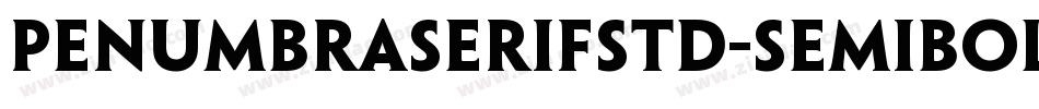 PenumbraSerifStd-Semibold字体转换
