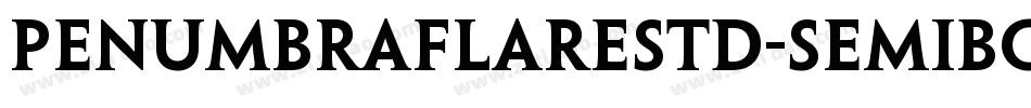 PenumbraFlareStd-Semibold字体转换
