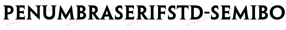 PenumbraSerifStd-Semibold字体转换
