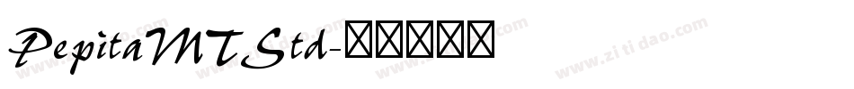PepitaMTStd字体转换