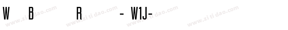 WordBuildingRegular-nW1J字体转换