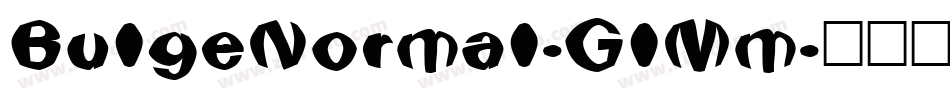 BulgeNormal-GlMm字体转换
