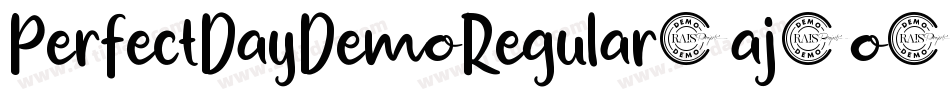 PerfectDayDemoRegular-aj2o字体转换