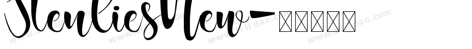 StenliesNew字体转换