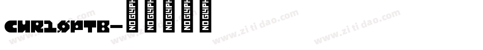 Cur10ptb字体转换