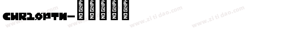 Cur10ptn字体转换