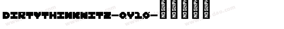 Dirtythinkwitz-qY10字体转换