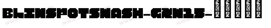 BlinspotSwash-gxw15字体转换