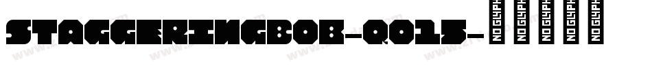 StaggeringBob-qo15字体转换